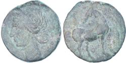 Ancient Coins - Coin, Zeugitana, Æ Unit, ca. 251-201 BC, Carthage, , Bronze