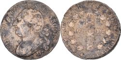 World Coins - Coin, France, 12 deniers françois, 12 Deniers, 1792⸱4, Lyon,