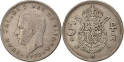 World Coins - Spain, Juan Carlos I, 5 Pesetas, 1977, Copper-nickel, , KM:807