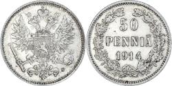 World Coins - Coin, Finland, Nicholas II, 50 Penniä, 1914, Helsinki, , Silver