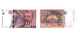 World Coins - France, 200 Francs, Eiffel, 1996, A.023, UNC(64), Fayette:75.2, KM:159a