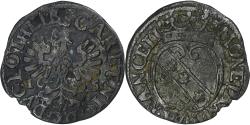 World Coins - Duchy of Lorraine, Charles IV and Nicole, 1/2 Gros, 1625, Nancy, Billon