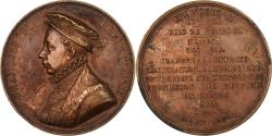 World Coins - France, Medal, Les Rois de France, François II, 1836, Bronze, Caqué,