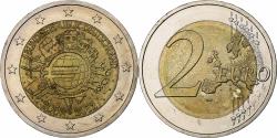 World Coins - Germany, 2 Euro, Introduction de l'euro, 2012, Hamburg, Bi-Metallic,