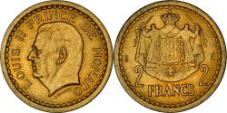 World Coins - Coin, Monaco, 2 Francs, 1943, Paris, , Cupro-Aluminium, Gadoury:134