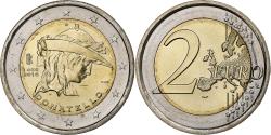 World Coins - Italy, 2 Euro, Donatello, 2016, Rome, Bi-Metallic,