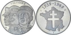 World Coins - France, Medal, Victoire, 1939-1945, WAR, , Copper-nickel