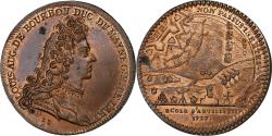World Coins - France, Token, Ecole d'Artillerie, Louis-Auguste de Bourbon, 1727, Copper