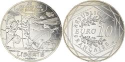 World Coins - France, Monnaie de Paris, 10 Euro, Astérix Liberté (La rose et le glaive)