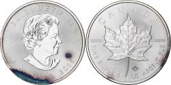 World Coins - Canada, Elizabeth II, 5 dollars, 1 oz, Maple Leaf, 2015, Ottawa, Proof, Silver
