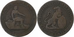 World Coins - Spain, Provisional Government, 5 Centimos, 1870, Copper, , KM:662