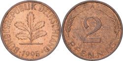 World Coins - Germany, 2 Pfennig, 1995, Berlin, Copper Plated Steel, , KM:106a
