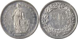 World Coins - Coin, Switzerland, 1/2 Franc, 1978