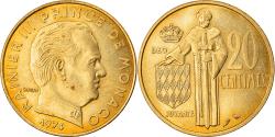 World Coins - Coin, Monaco, Rainier III, 20 Centimes, 1974, , Aluminum-Bronze