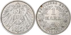 World Coins - GERMANY - EMPIRE, Wilhelm II, Mark, 1910, Muldenhütten, Silver,