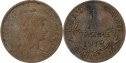 World Coins - France, Centime, Daniel-Dupuis, 1912, Paris, Bronze, , Gadoury:90