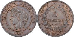 World Coins - France, 5 Centimes, Cérès, 1897, Paris, Bronze, , Gadoury:157a
