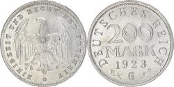 World Coins - Coin, GERMANY, WEIMAR REPUBLIC, 200 Mark, 1923, Karlsruhe, , Aluminum