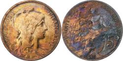 World Coins - France, 5 Centimes, Daniel-Dupuis, 1916, Paris, Bronze, , Gadoury:165