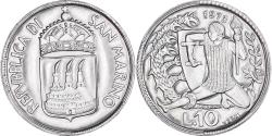 World Coins - Coin, San Marino, 10 Lire, 1973, , Aluminum, KM:25
