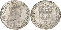 World Coins - France, Louis XIV, 1/2 Écu à la mèche longue, 1650, La Rochelle, Silver