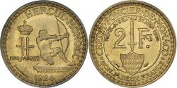 World Coins - Coin, Monaco, Louis II, 2 Francs, 1924, Poissy, , Cupro-Aluminium