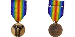 World Coins - France, Médaille Interalliée de la Victoire, Medal, 1914-1918, Excellent