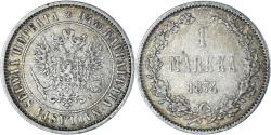 World Coins - Coin, Finland, Alexander II, Markka, 1874, Helsinki, , Silver, KM:3.2