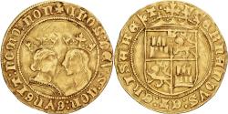 World Coins - Spain, Ferdinand & Isabella, Castellano, 1479-1516, Burgos, Gold,
