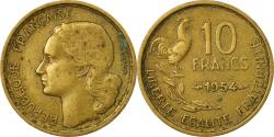 World Coins - Coin, France, Guiraud, 10 Francs, 1954, Beaumont - Le Roger,