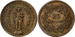 World Coins - France, Token, Jeu, Napoléon Ier, 20 Jetons, 1833, Copper,