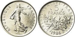 World Coins - Coin, France, Semeuse, 5 Francs, 1986, Paris, , Nickel Clad