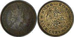 World Coins - Hong Kong, 5 Cents, 1967