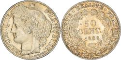 World Coins - Coin, France, Cérès, 50 Centimes, 1888, Paris, , Silver, KM:834.1, Le