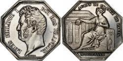 World Coins - France, Token, Louis Philippe I, Agents de Change de Paris, 1832, Silver, Barre