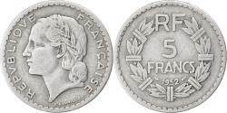 World Coins - Coin, France, Lavrillier, 5 Francs, 1952, , Aluminum, KM:888b.1