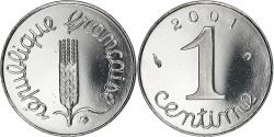 World Coins - Coin, France, Épi, Centime, 2001, Paris, , Stainless Steel, KM:928