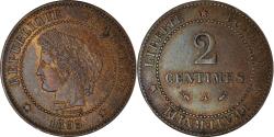 World Coins - Coin, France, Cérès, 2 Centimes, 1895, Paris, , Bronze, KM:827.1