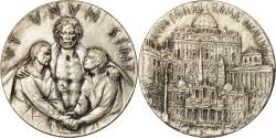 World Coins - Vatican, Medal, Jubilé de Rome, 1975, Manfrini, , Silvered bronze
