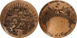 World Coins - France, Medal, Mariage, Noces d'Argent, 1988, , Bronze