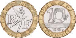 World Coins - France, 10 Francs, Génie, 1988, Paris, Bi-Metallic, , Gadoury:827