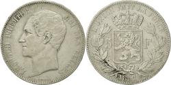 World Coins - Coin, Belgium, Leopold I, 5 Francs, 5 Frank, 1851, , Silver, KM:17