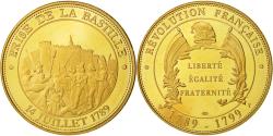 World Coins - France, Medal, Révolution Française, Prise de la Bastille, , Gilt Bronze