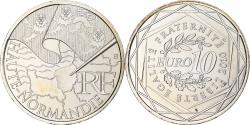 World Coins - France, 10 Euro, Haute Normandie, Euros des régions, 2010, FDC,
