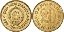 World Coins - Yugoslavia, 20 Para, 1981, Brass, , KM:45