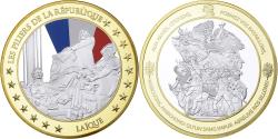 World Coins - France, Medal, Les piliers de la République, Laïque, 2010, Copper Gilt, Proof