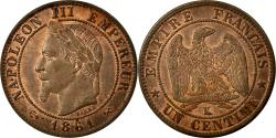 World Coins - Coin, France, Napoleon III, Napoléon III, Centime, 1861, Bordeaux,