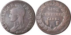 World Coins - Coin, France, Dupré, 5 Centimes, An 6/5, Strasbourg, , Bronze