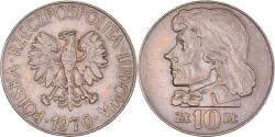 World Coins - Coin, Poland, 10 Zlotych, 1970, Warsaw, , Copper-nickel, KM:50a