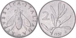 World Coins - Coin, Italy, 2 Lire, 1957, Rome, , Aluminum, KM:94